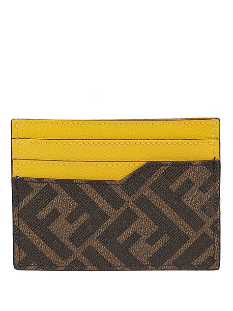 fendi card holder women's|fendi leather card case.